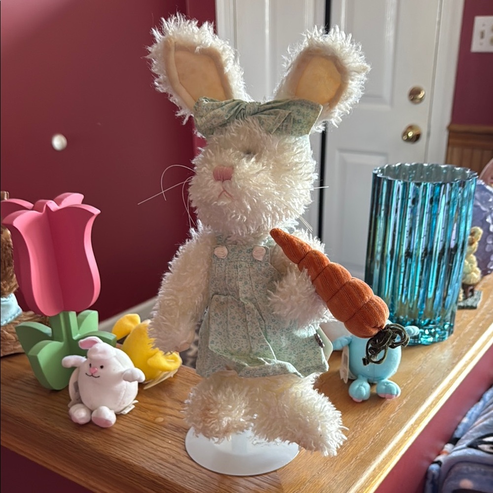 Boyds Bears Adorable Plush Bunny with Carrot